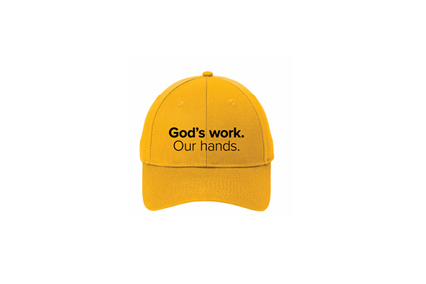 “God’s work. Our hands.” Sunday Baseball Cap