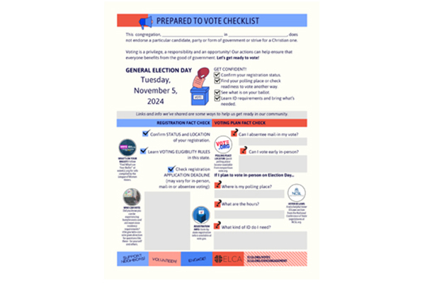 Prepared to Vote Checklist - fillable