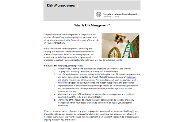 Risk Management Information thumbnail