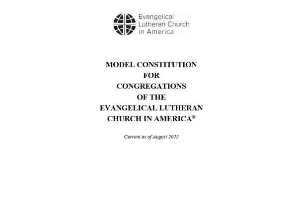 2025 Model Constitution for Congregations